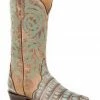 Roper Women's Copper Caiman Western Boots - Snip Toe Blue -Roper Shop 2000286548 400 P1