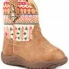 Roper Toddler Girls' Southwestern Western Boots - Round Toe For Toddler-Girls' Tan -Roper Shop 2000286570 280 P1