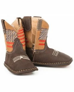Roper Infant Boys' Lil American Western Boots For Infant-Boys' Brown