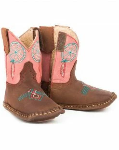 Roper Infant Boys' Dream Catcher Western Boots For Infant-Boys' Brown
