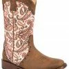 Roper Girls' Glitter Geo Print Western Boots - Round Toe Brown 1 Roper Girls' Glitter Geo Print Western Boots - Round Toe Brown -Roper Shop 2000286615 200 P1