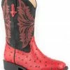 Roper Girls' Cowboy Cool Western Boots - Square Toe Red 1 Roper Girls' Cowboy Cool Western Boots - Square Toe Red -Roper Shop 2000286637 600 P1