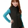 Roper Girls' Grey Softshell Fleece Vest 2 Roper Girls' Grey Softshell Fleece Vest -Roper Shop 2000287213 020 P1