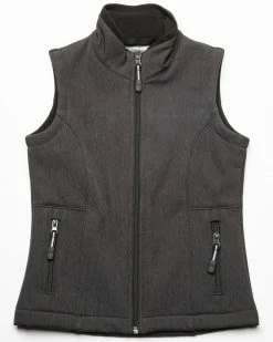 Roper Girls' Grey Softshell Fleece Vest -Roper Shop 2000287213 020 P4