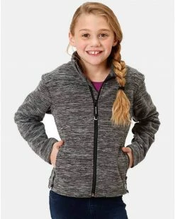 Roper Girls' Micro Fleece Jacket Black 9 Roper Girls' Micro Fleece Jacket Black -Roper Shop 2000287248 001 P1 1