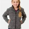 Roper Girls' Micro Fleece Jacket Black 2 Roper Girls' Micro Fleece Jacket Black -Roper Shop 2000287248 001 P1