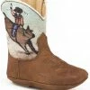 Roper Infant Boys' Bull Rider Poppet Boots For Infant-Boys' Brown 1 Roper Infant Boys' Bull Rider Poppet Boots For Infant-Boys' Brown -Roper Shop 2000309362 200 P1