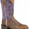Roper Youth Girls' Faux Leather Western Boots - Square Toe Purple 1 Roper Youth Girls' Faux Leather Western Boots - Square Toe Purple -Roper Shop 2000309378 500 P1