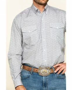 Roper Men's Amarillo Smoke Medallion Geo Print Long Sleeve Western Shirt 11 Roper Men's Amarillo Smoke Medallion Geo Print Long Sleeve Western Shirt -Roper Shop 2000315193 020 P4