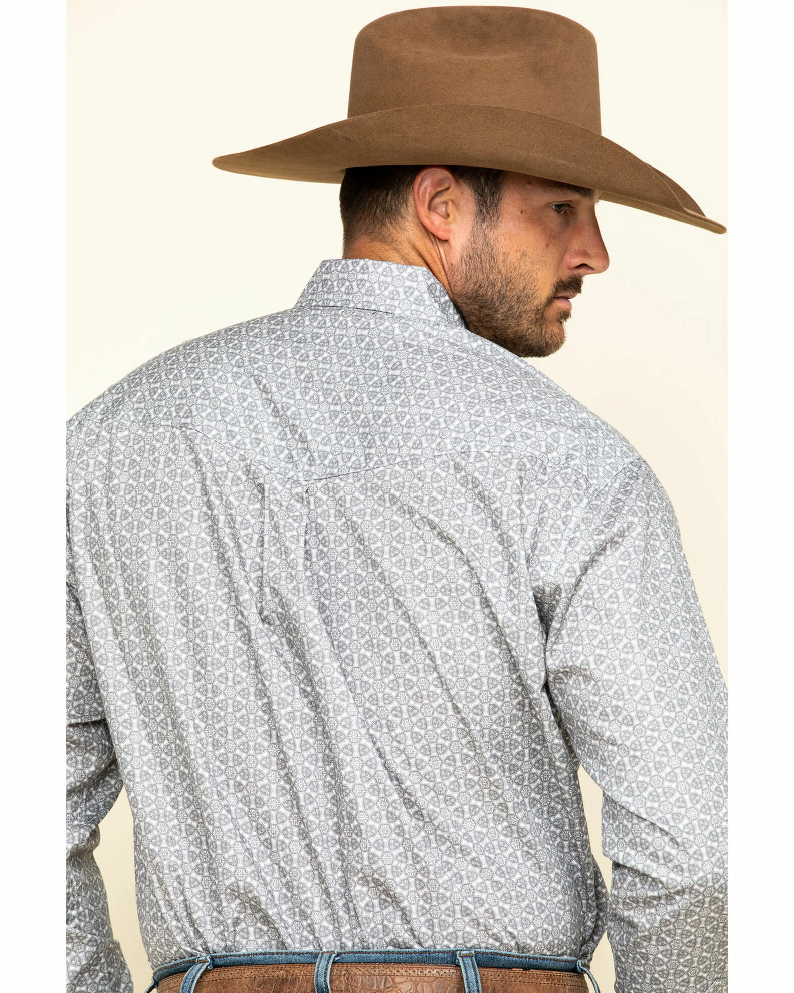 Roper Men's Amarillo Smoke Medallion Geo Print Long Sleeve Western Shirt 7 Roper Men's Amarillo Smoke Medallion Geo Print Long Sleeve Western Shirt - Image 5