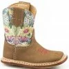 Roper Toddler Boys' Cactus Western Boots - Square Toe For Toddler-Boys' Tan -Roper Shop 2000321237 280 P1