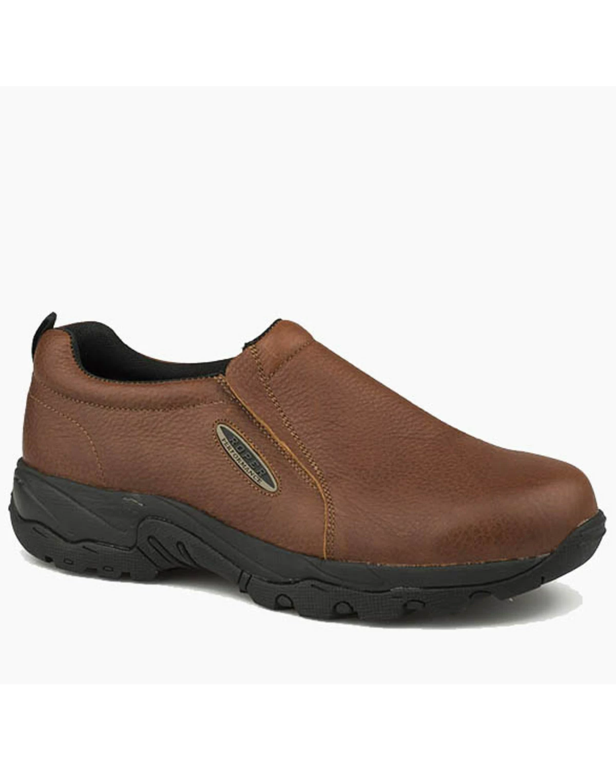 Roper Men's Air Light Brown Slip-On Shoes - Round Toe 4 Roper Men's Air Light Brown Slip-On Shoes - Round Toe - Image 2