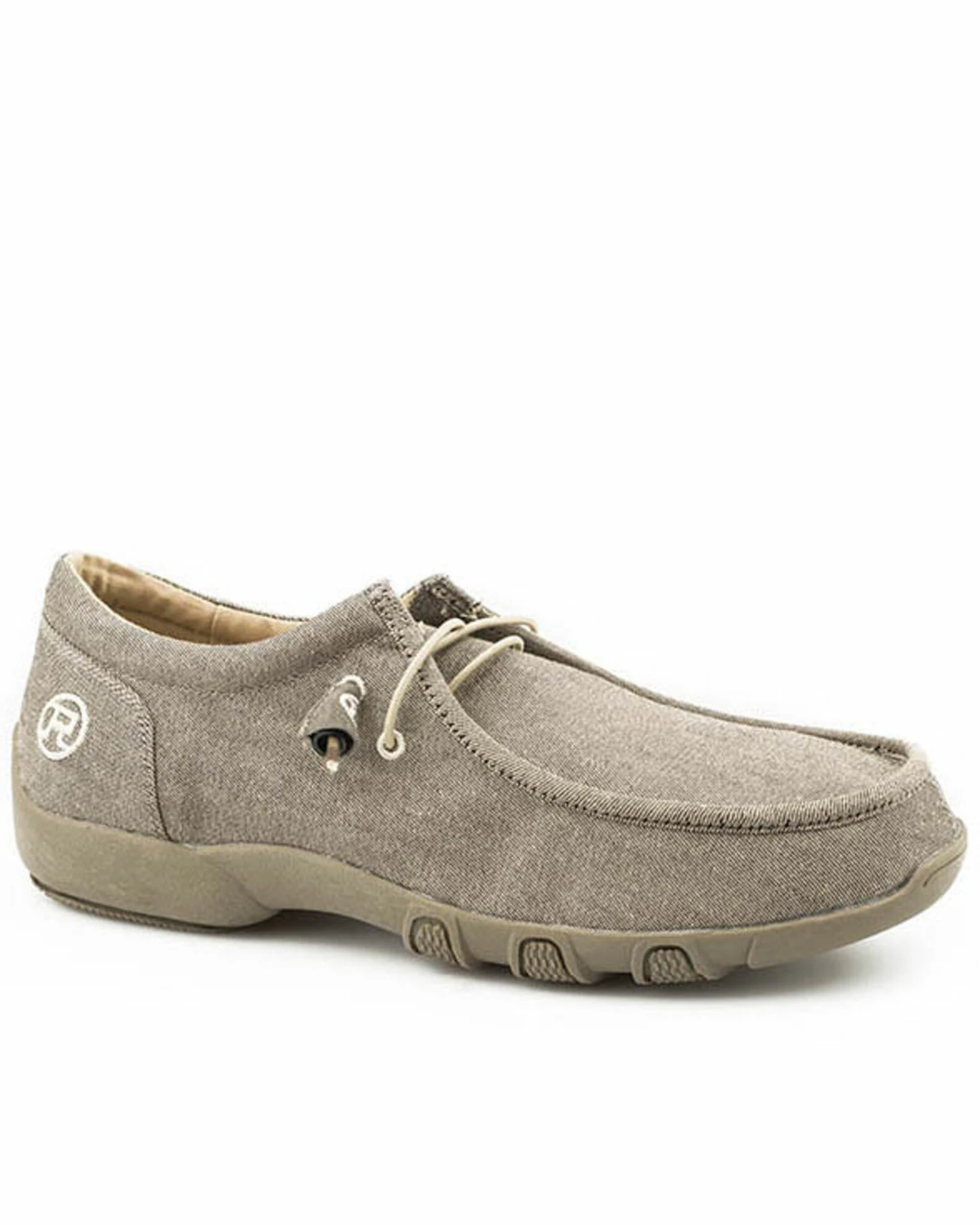 Roper Men's Chillin Tan Shoes - Moc Toe 3 Roper Men's Chillin Tan Shoes - Moc Toe