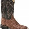 Roper Men's All In Caiman Belly Western Boots - Square Toe Tan 2 Roper Men's All In Caiman Belly Western Boots - Square Toe Tan -Roper Shop 2000324978 280 P1