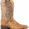Roper Men's Tan Caiman Embossed Western Boots - Square Toe 1 Roper Men's Tan Caiman Embossed Western Boots - Square Toe -Roper Shop 2000324999 280 P1