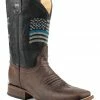 Roper Men's Thin Blue Line Western Boots - Square Toe Brown -Roper Shop 2000325002 200 P1
