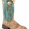 Roper Men's Garland Western Boots - Square Toe Tan -Roper Shop 2000325012 280 P1