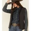 Roper Women's Grey Softshell Bonded Fleece-Lined Vest -Roper Shop 2000326054 020 P1