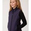 Roper Girls' Purple Softshell Fleece Vest 1 Roper Girls' Purple Softshell Fleece Vest -Roper Shop 2000326155 500 P1