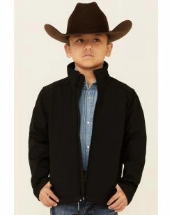 Roper Boys' Black Hi Tech Fleece Softshell Jacket 11 Roper Boys' Black Hi Tech Fleece Softshell Jacket -Roper Shop 2000326190 001 P1 1