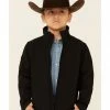 Roper Boys' Black Hi Tech Fleece Softshell Jacket 2 Roper Boys' Black Hi Tech Fleece Softshell Jacket -Roper Shop 2000326190 001 P1
