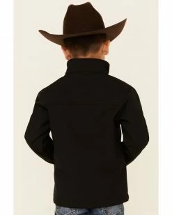 Roper Boys' Black Hi Tech Fleece Softshell Jacket 10 Roper Boys' Black Hi Tech Fleece Softshell Jacket -Roper Shop 2000326190 001 P4