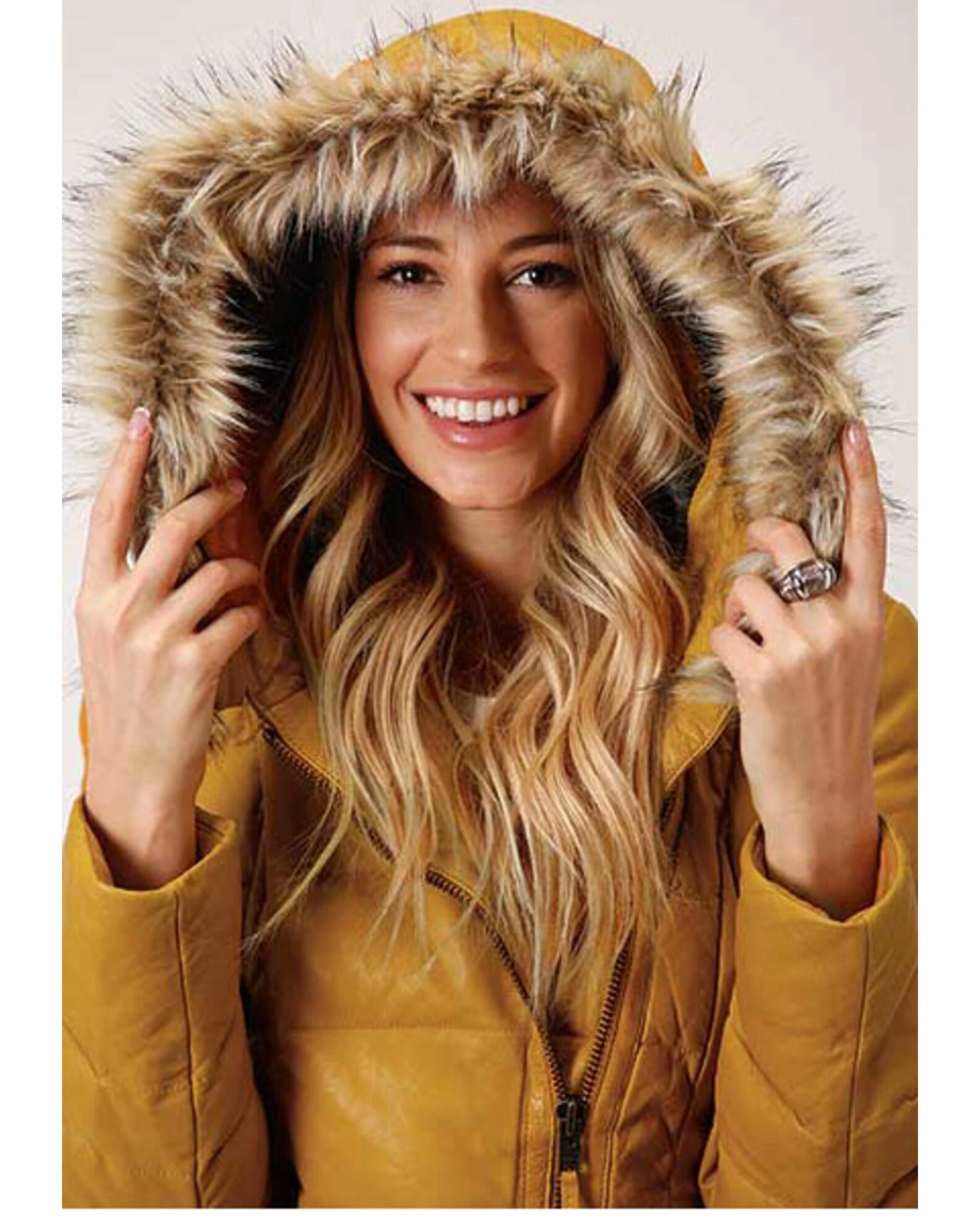 Roper Stetson Women's Gold Yellow Quilted Jacket 5 Roper Stetson Women's Gold Yellow Quilted Jacket - Image 3