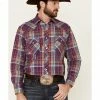 Roper Men's Classic Multi Large Plaid Long Sleeve Snap Western Shirt Black 1 Roper Men's Classic Multi Large Plaid Long Sleeve Snap Western Shirt Black -Roper Shop 2000335586 001 P1