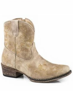 Roper Women's Short Stuff Fashion Booties - Snip Toe