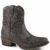 Roper Women's Short Stuff Fashion Booties - Snip Toe Grey