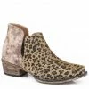Roper Women's Ava Fashion Booties - Snip Toe Tan -Roper Shop 2000341228 280 P1