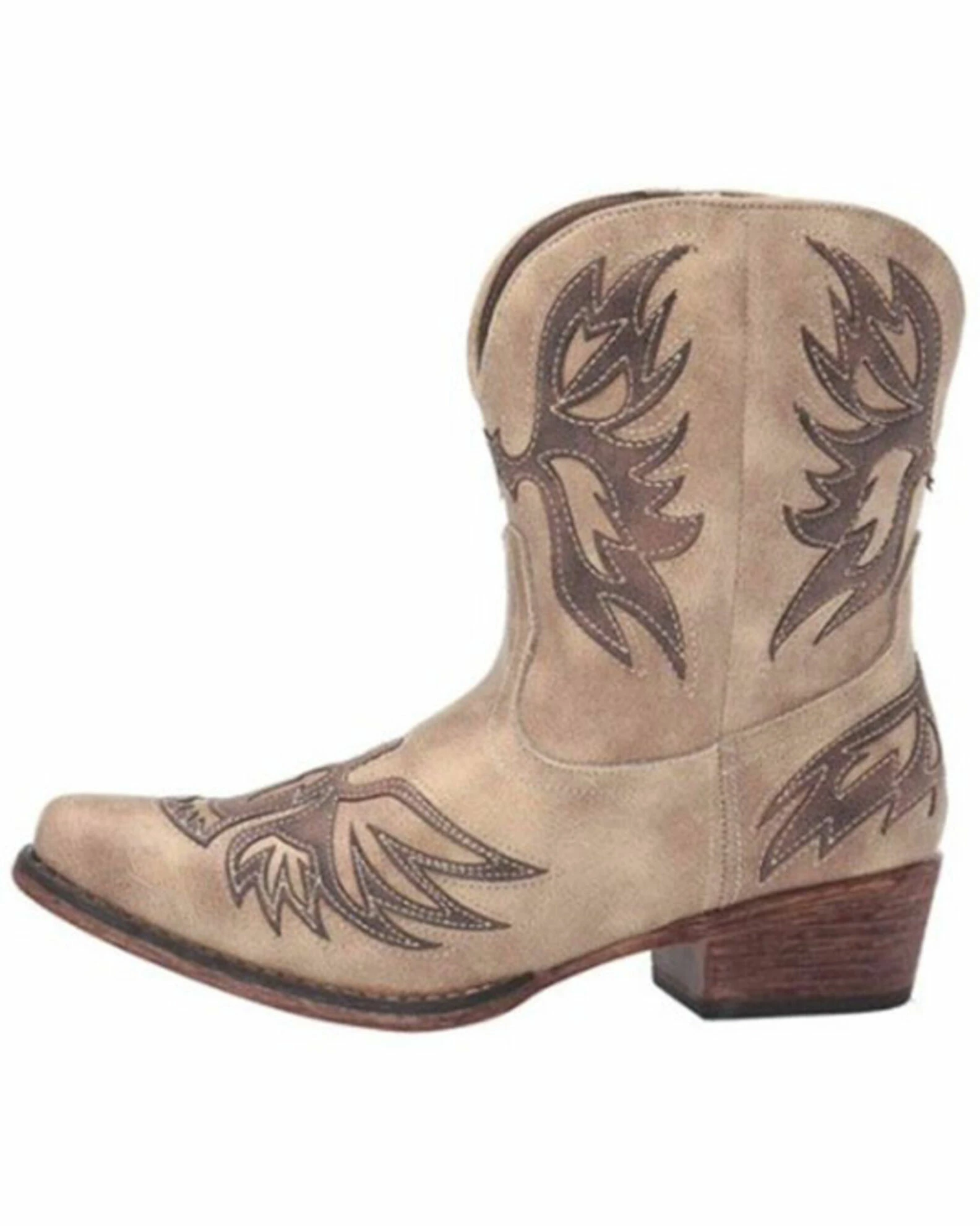 Roper Women's Amelia Western Booties - Snip Toe 5 Roper Women's Amelia Western Booties - Snip Toe - Image 3
