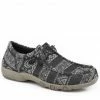Roper Women's Chillin' Southwestern Casual Shoes - Moc Toe Black 1 Roper Women's Chillin' Southwestern Casual Shoes - Moc Toe Black -Roper Shop 2000341252 001 P1