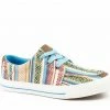 Roper Women's Angel Fire Southwestern Sneakers Blue