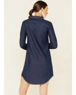 Roper Women's Denim Stitched Dress 9 Roper Women's Denim Stitched Dress -Roper Shop 2000346305 400 P4