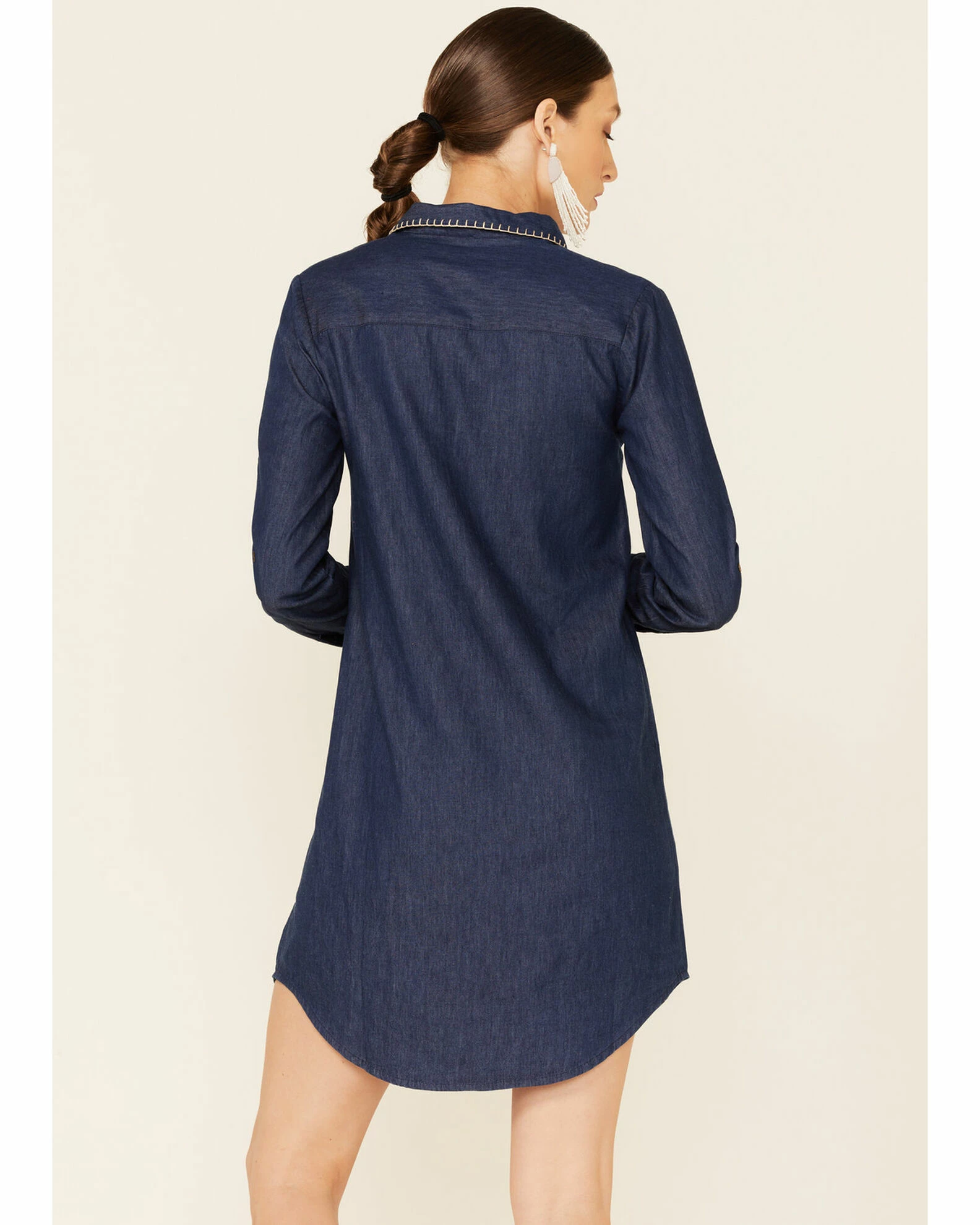 Roper Women's Denim Stitched Dress 6 Roper Women's Denim Stitched Dress - Image 4