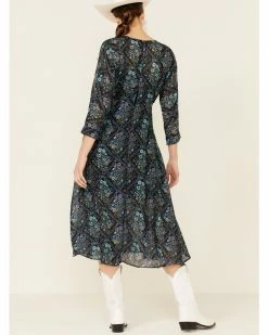 Roper Women's Studio West Victorian Garden Floral Print Surplice Dress Navy 10 Roper Women's Studio West Victorian Garden Floral Print Surplice Dress Navy -Roper Shop 2000346306 410 P4