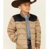 Roper Boys' Quilted Poly Fill Zip-Front Jacket Tan 1 Roper Boys' Quilted Poly Fill Zip-Front Jacket Tan -Roper Shop 2000346415 280 P1