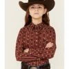 Roper Girls' Geo Print Long Sleeve Western Shirt 1 Roper Girls' Geo Print Long Sleeve Western Shirt -Roper Shop 2000346479 600 P1