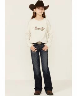 Roper Girls' Howdy Sweatshirt 8 Roper Girls' Howdy Sweatshirt -Roper Shop 2000346482 100 P4