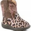 Roper Infant Girls' Glitter Leopard Poppet Boots - Round Toe For Infant-Girls' -Roper Shop 2000347403 650 P1