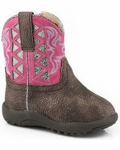 Roper Infant Girls' Askook Poppet Boots - Square Toe For Infant-Girls'