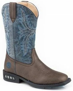 Roper Toddler Girls' Dazzle Western Boots - Square Toe For Toddler-Girls'