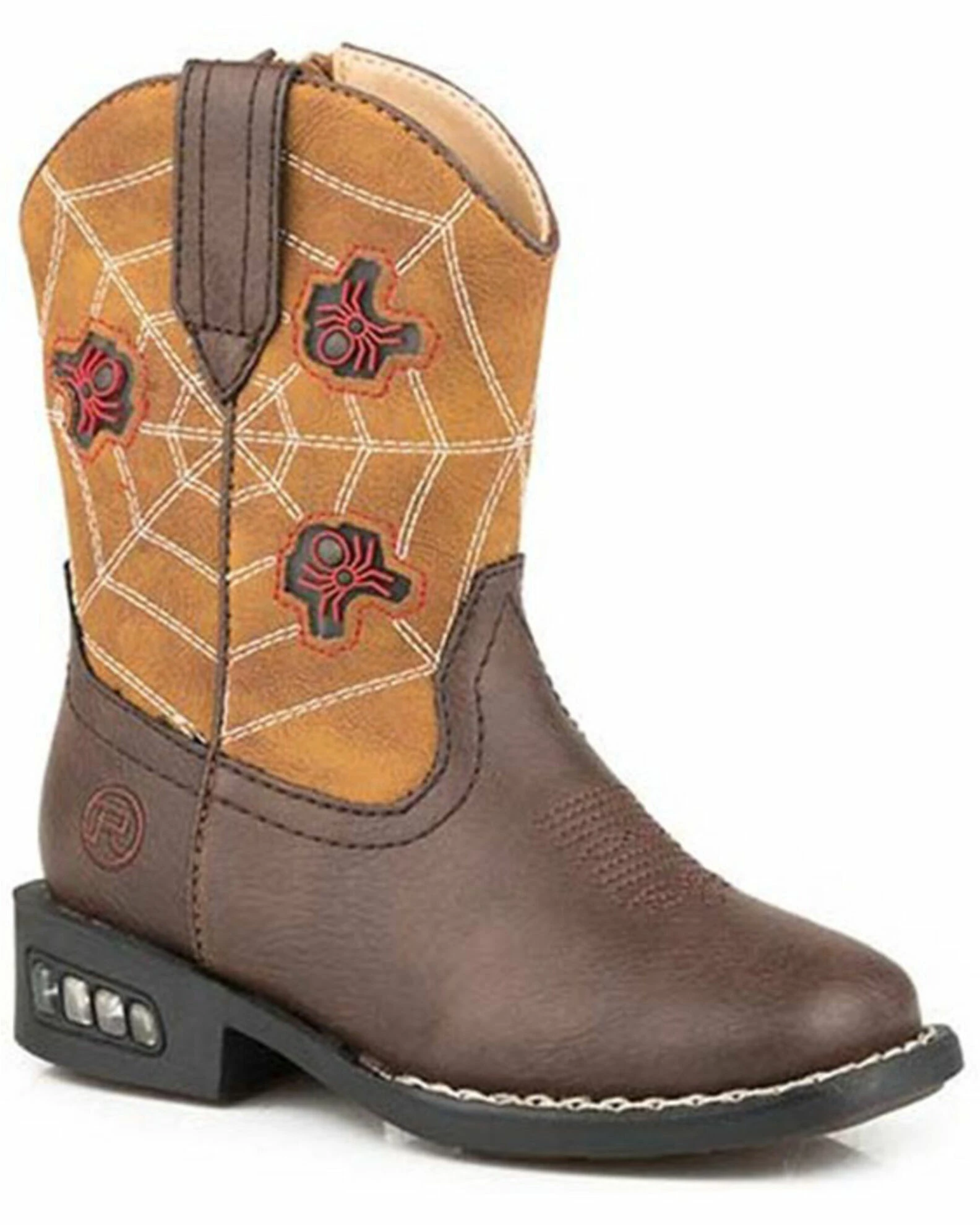Roper Toddler Boys' Spidie Western Boots - Square Toe For Toddler-Boys' 3 Roper Toddler Boys' Spidie Western Boots - Square Toe For Toddler-Boys'