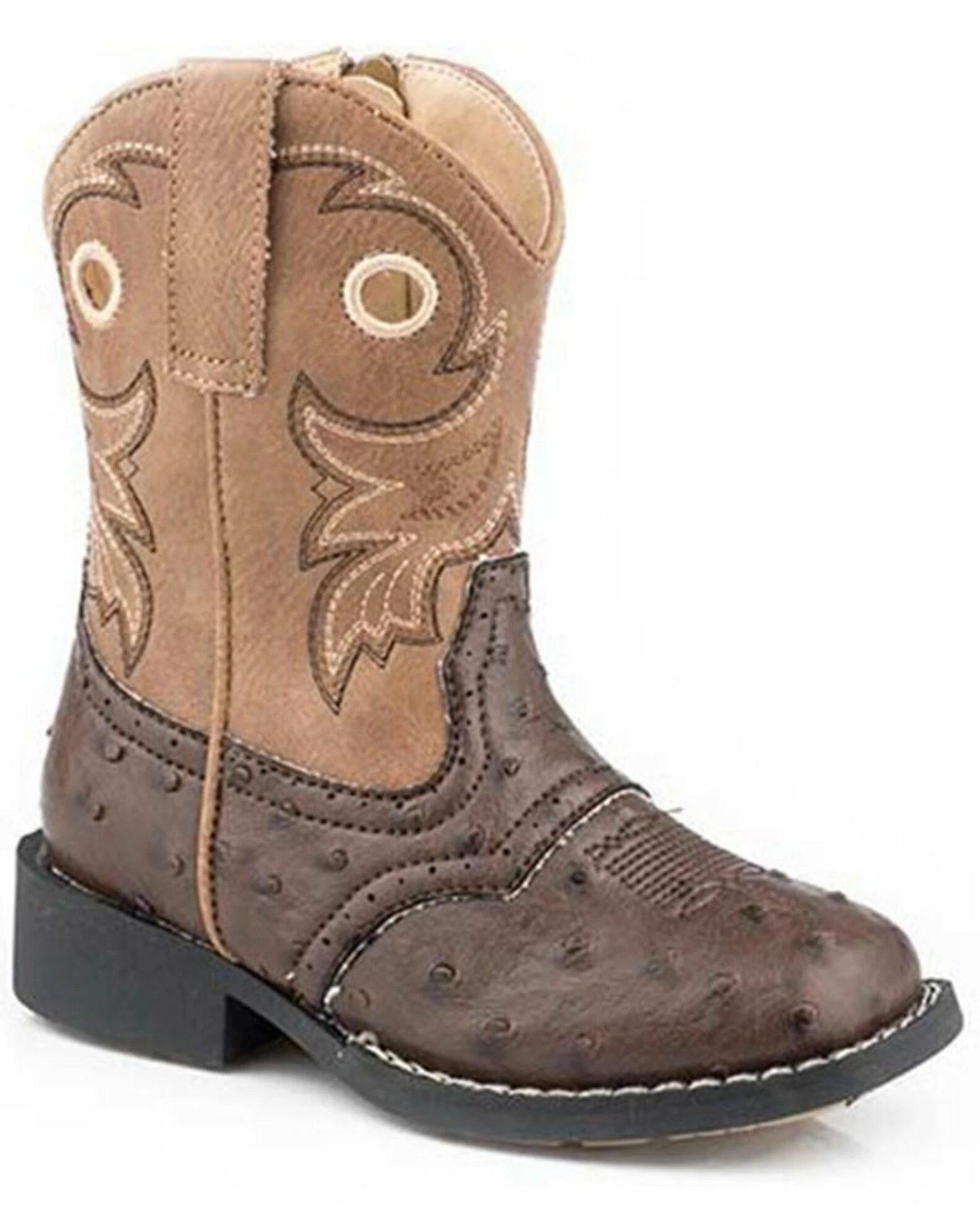 Roper Toddler Boys' Daniel Western Boots - Square Toe For Toddler-Boys' 3 Roper Toddler Boys' Daniel Western Boots - Square Toe For Toddler-Boys'