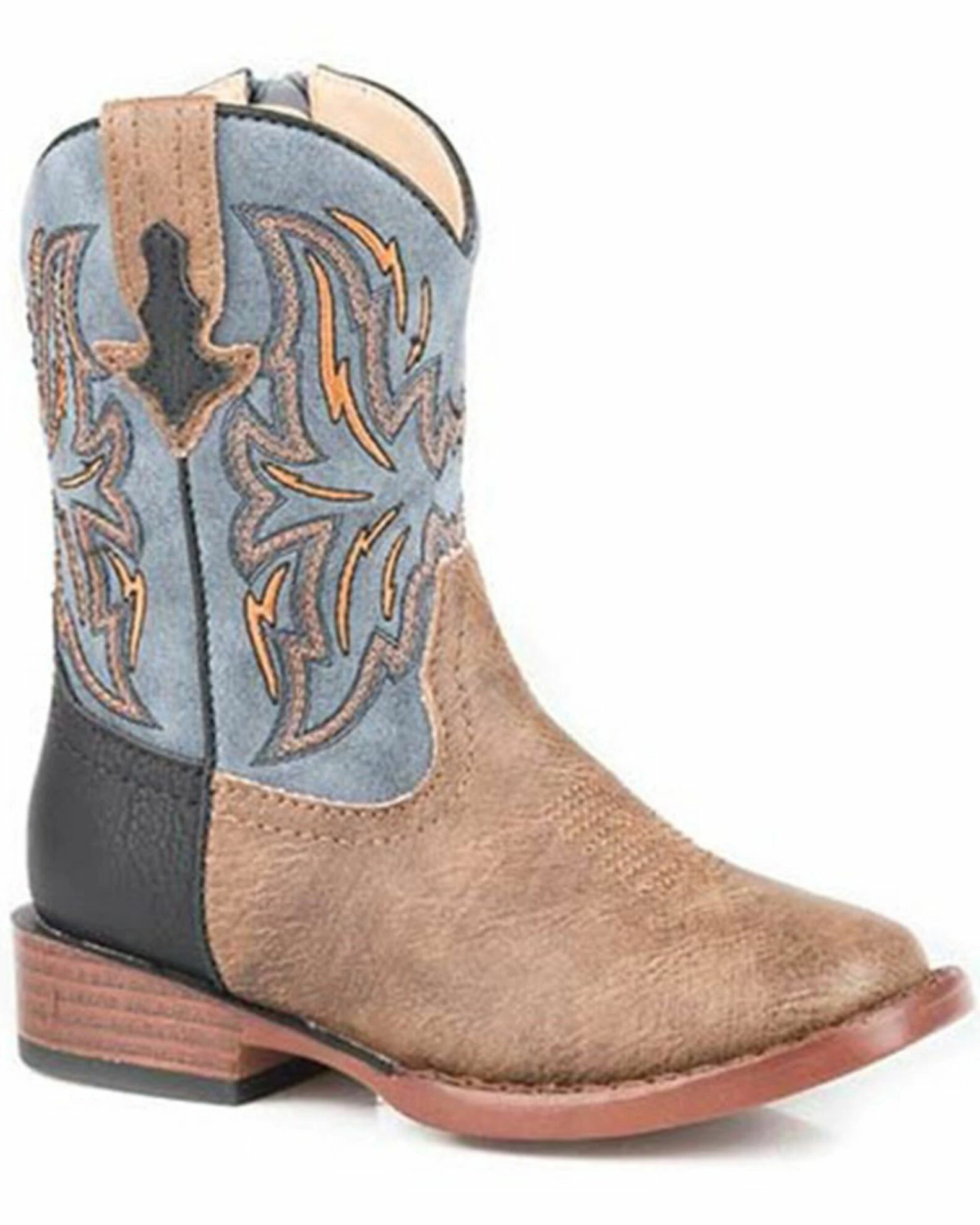 Roper Toddler Boys' Dalton Western Boots - Square Toe For Toddler-Boys' 3 Roper Toddler Boys' Dalton Western Boots - Square Toe For Toddler-Boys'