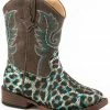 Roper Toddler Girls' Leopard Glitter Western Boots - Square Toe For Toddler-Girls' 1 Roper Toddler Girls' Leopard Glitter Western Boots - Square Toe For Toddler-Girls' -Roper Shop 2000347420 400 P1