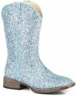Roper Toddler Girls' Glitter Galore Western Boots - Square Toe For Toddler-Girls'