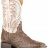 Roper Men's Ostrich Print Western Boots - Square Toe 2 Roper Men's Ostrich Print Western Boots - Square Toe -Roper Shop 2000348228 200 P1
