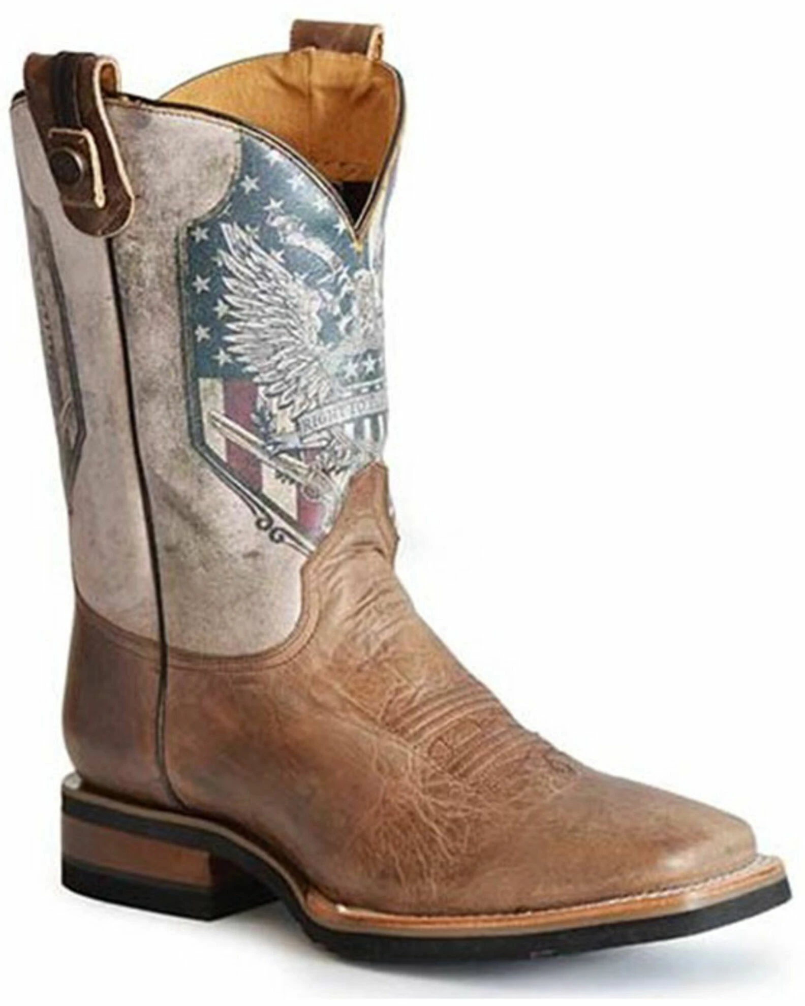 Roper Men's 2nd Amendment Western Boots - Square Toe 3 Roper Men's 2nd Amendment Western Boots - Square Toe